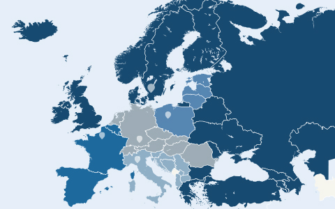 ORGANIZACJA GRUPY ESBE W CAŁEJ EUROPIE