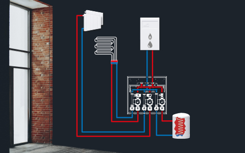 ENKEL LÖSNING, SNYGGT, ENERGIEFFEKTIVT FÖR FASTIGHETER MED BEHOV AV FLERA VÄRMEZONER