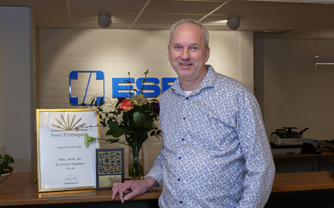 ESBE AB IS ENTREPRENEUR OF THE YEAR IN GISLAVED 2026