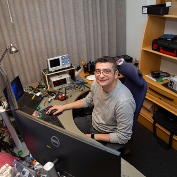 When Khalid is not out running, skiing, rowing, cycling or knitting you he is a developement engineer at ESBE..jpg