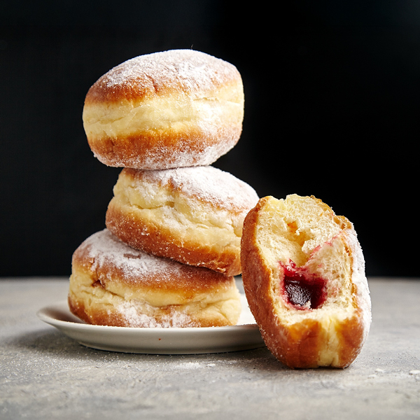 In Germany and Poland they eat jam filled doughnuts in preparation of the fast_600x600.jpg