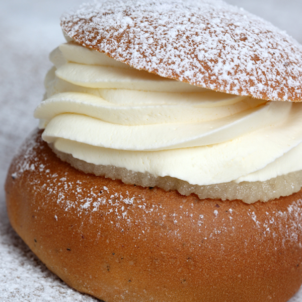 The Semla is a traditional Swedish pastry eatan on Shrove Tuesday. It is a wheat bun filled with almond past and cream_600x600.jpg