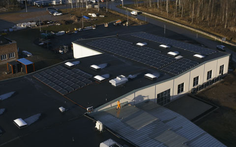 ESBE INVESTS IN 700 SQM SOLAR PANELS