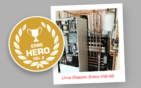 LINUS ELIASSON TOG HEM ESBE HERO-VINSTEN