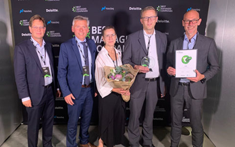 HAT TRICK! ESBE RECEIVES THE AWARD SWEDEN'S BEST MANAGED COMPANIES 2022