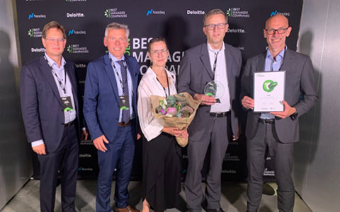 TRIPLETTA! ESBE RICEVE IL PREMIO COME SWEDEN’S BEST MANAGED COMPANIES 2022